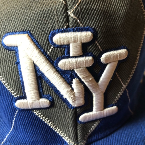 New York Fitted Argyle Baseball Cap Hat o/s - Picture 5 of 11